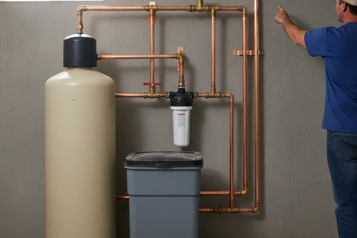 Whole-house water treatment system installed in Taloga